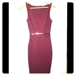 XOXO Burgundy fitted business dress 🌟🖤